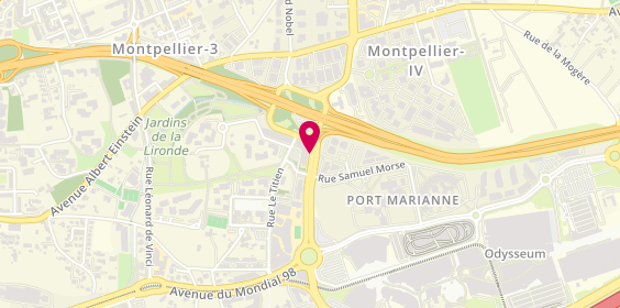 Plan de BERTRAND Luc, 1401 Avenue du Mondial 98, 34000 Montpellier