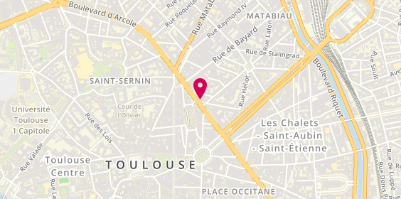 Plan de CHELEUX Nicolas, 20 Boulevard de Strasbourg, 31000 Toulouse