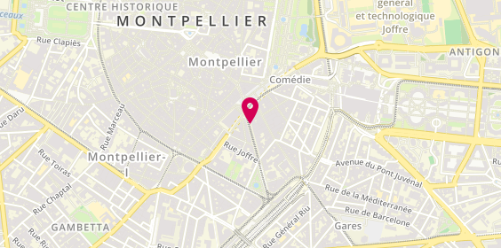 Plan de FAVE Aurélie, 3 Rue Maguelone, 34000 Montpellier
