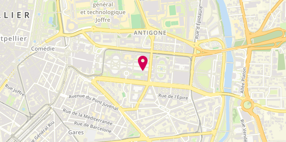 Plan de DAO Jérôme, 40 Place du Millenaire, 34000 Montpellier