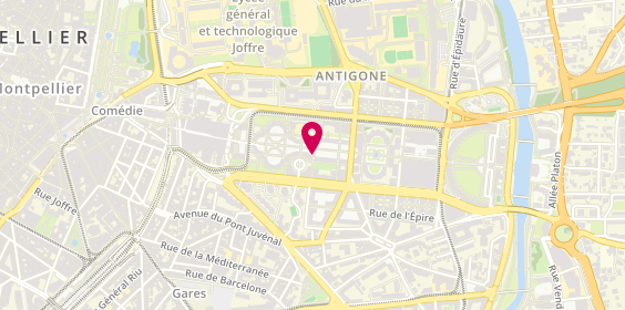 Plan de BONNET Jean Christophe, 16 Place du Millenaire, 34000 Montpellier