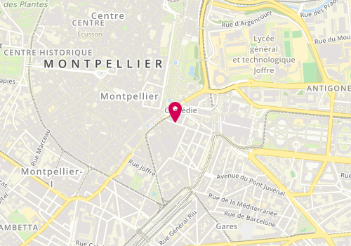 Plan de COLIN Philippe, 4 Bis Rue Baudin, 34000 Montpellier