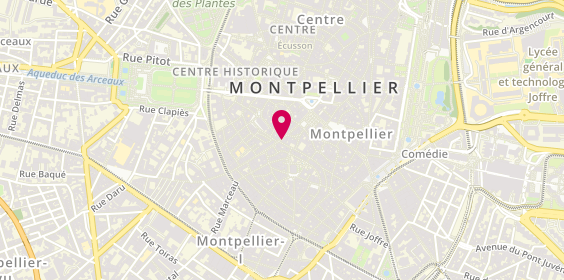 Plan de BOUHANT MARNAY Catherine, 15 Rue Saint Guilhem, 34000 Montpellier