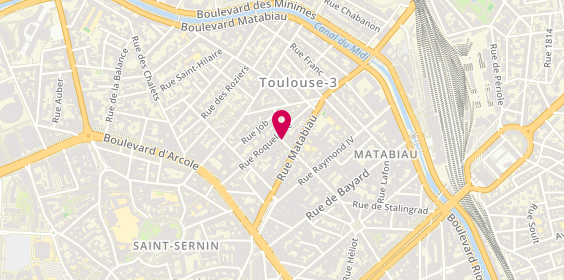 Plan de LACAZE Liliane, 8 Rue Saint Orens, 31000 Toulouse