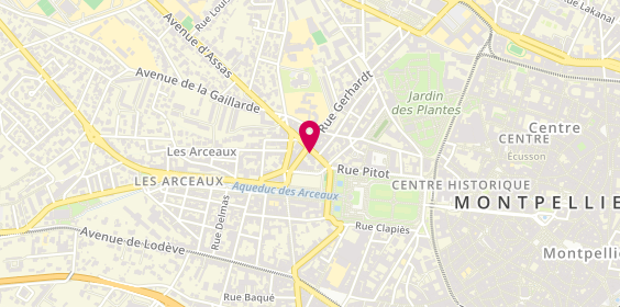 Plan de GUILLIN Véronique, 9 Avenue d'Assas, 34000 Montpellier
