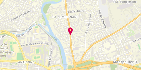 Plan de GOMEZ Claude, 840 Avenue de la Pompignane, 34000 Montpellier