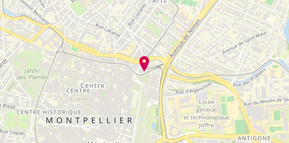Plan de LABAU Mendy, 15 Rue du Faubourg de Nîmes, 34000 Montpellier