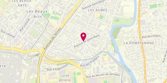 Plan de IORDAN Marin, 519 Avenue de Saint Maur, 34000 Montpellier