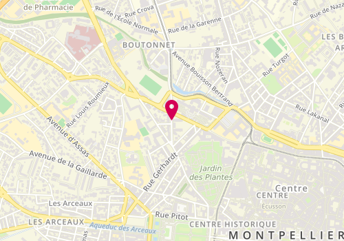 Plan de BOSCQ ALLEGRE LAETITIA, 23 Bis Avenue Chancel, 34090 Montpellier