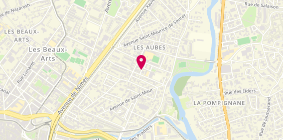 Plan de AUBRY Sélène, Rue Viala, 34295 Montpellier