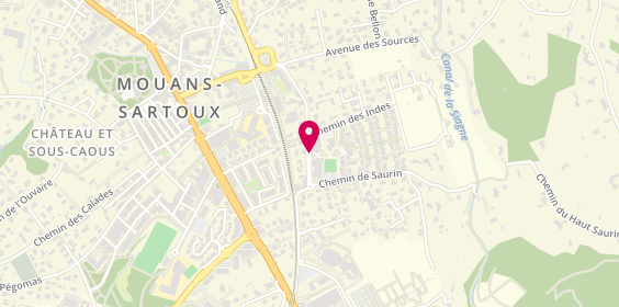 Plan de BUSSON Floriant, 251 Chemin des Gourettes, 06370 Mouans-Sartoux