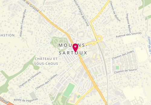 Plan de SARFATI Serge, 1 Place Jean Jaures, 06370 Mouans-Sartoux
