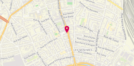 Plan de ARNAL Amandine, 65 Avenue des Minimes, 31200 Toulouse