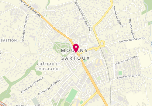 Plan de FRACCHIA Christian, 6 Place de Gaulle, 06370 Mouans-Sartoux