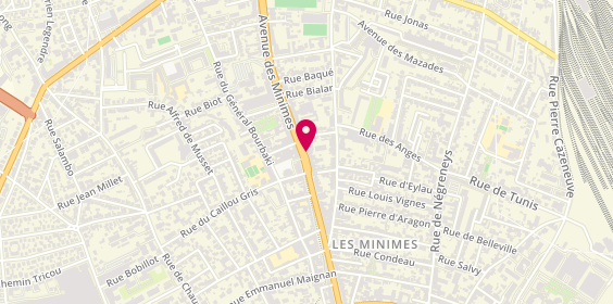 Plan de LAZIC Marie Hélène, 94 Avenue des Minimes, 31200 Toulouse