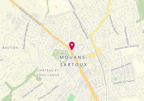 Plan de GOZLAN SOUFFIR Carole, 120 Avenue de Grasse, 06370 Mouans-Sartoux