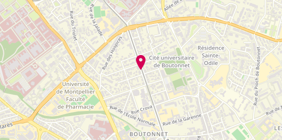 Plan de BENSAID Afaf, 45 Bis Avenue du Professeur Grasset, 34090 Montpellier
