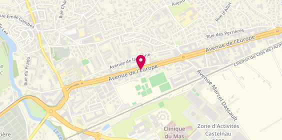 Plan de ZÉPHIR Adline, 750 Avenue de l'Europe, 34170 Castelnau-le-Lez