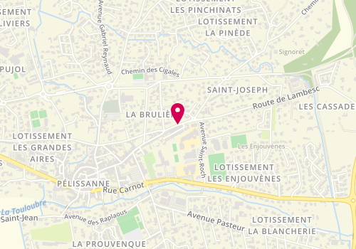 Plan de LUIGGI Yannick, 62 Rue de la Republique, 13330 Pélissanne