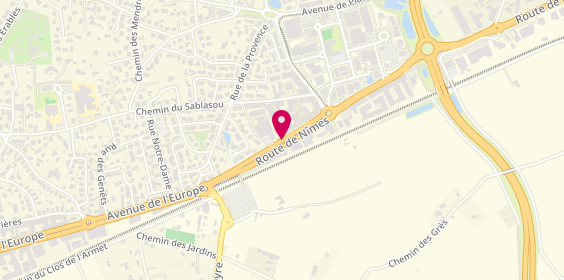 Plan de FRANCESCHINI Isabelle, 305 Route de Nimes, 34170 Castelnau-le-Lez