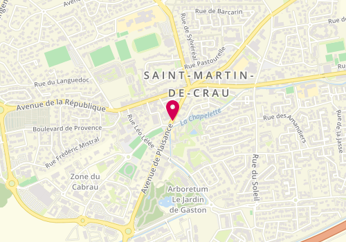 Plan de CRESTIN Andy, 15 Avenue de Plaisance, 13310 Saint-Martin-de-Crau