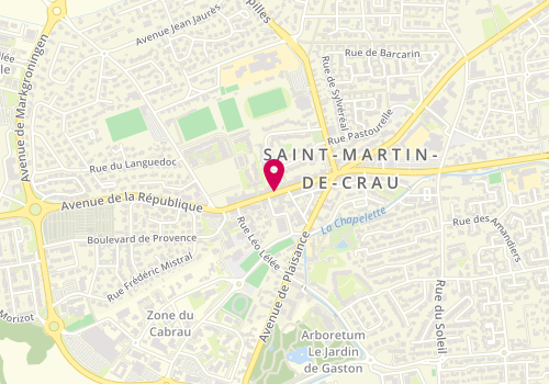 Plan de GAILLARD GROLEAS Fanny, 28 Avenue de la République, 13310 Saint-Martin-de-Crau