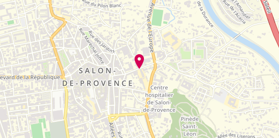 Plan de CHAUVET Jean Philippe, Avenue Gaston Cabrier, 13300 Salon-de-Provence