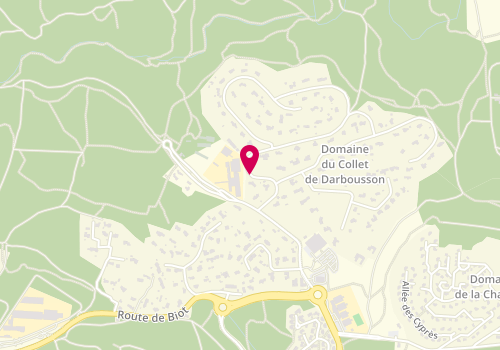 Plan de MARTIN Bruno, 24 Chemin du Collet Darbousson, 06560 Valbonne