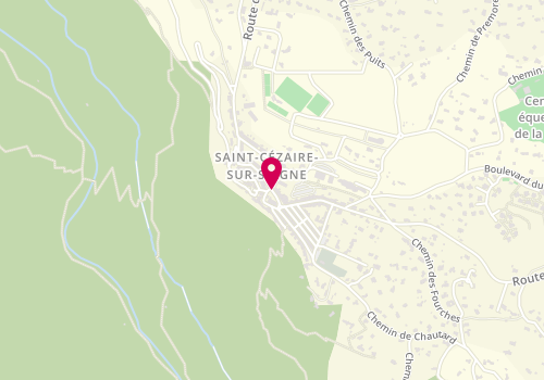 Plan de SIMON Loriane, 14 Place du General de Gaulle, 06530 Saint-Cézaire-sur-Siagne