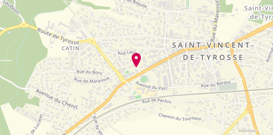 Plan de BOSSERT Philippine, 3 Rue des Arènes, 40230 Saint-Vincent-de-Tyrosse