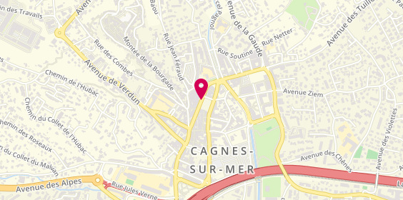 Plan de GANDJIZADEH Pegah, 17 Avenue Auguste Renoir, 06800 Cagnes-sur-Mer