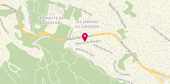 Plan de GASSER Patrice, Place Mougins Roquefort, 06330 Roquefort-les-Pins