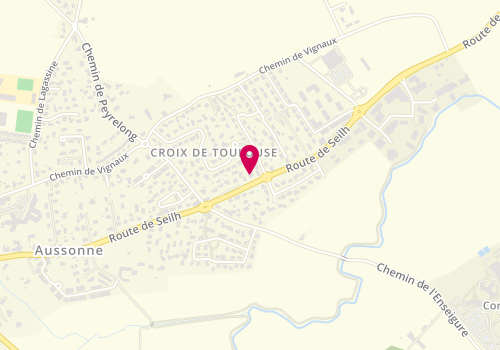 Plan de CONDOU GATIGNOL Claire Lise, 612 Route de Seilh, 31840 Aussonne