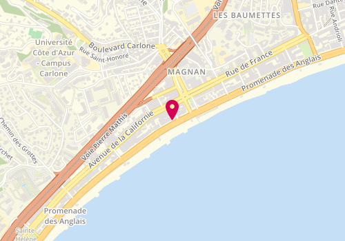 Plan de STÉFAN Angélina, 125 Promenade des Anglais, 06200 Nice