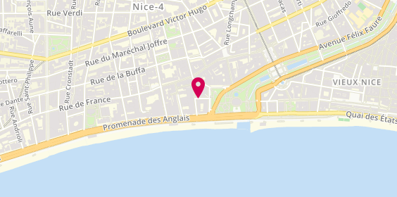 Plan de CARIJN Constance, 5 Rue Gabriel Fauré, 06000 Nice