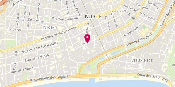Plan de HELLIOT Christine, 9 Rue de la Liberte, 06000 Nice