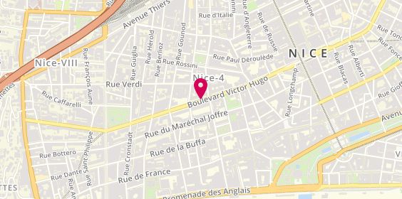Plan de BALLY GENET FRÉDÉRIQUE, 38 Boulevard Victor Hugo, 06000 Nice