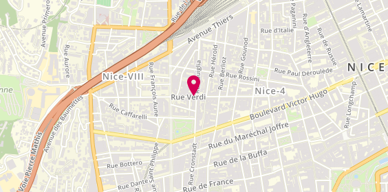 Plan de WILIGOU Guy Marcel, 36 Rue Verdi, 06000 Nice