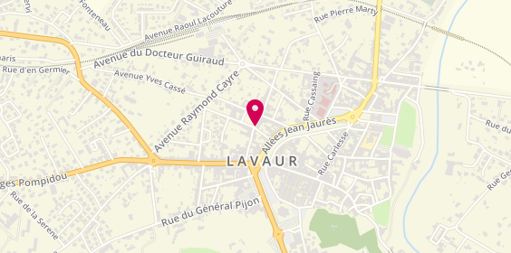 Plan de OMARI Lucie, 22 Place Pasteur, 81500 Lavaur