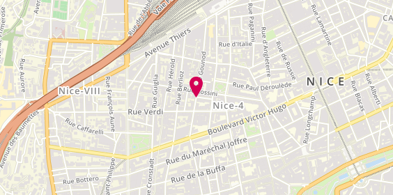 Plan de DUFOUR Estelle VAITIARe, 18 Rue Gounod, 06000 Nice