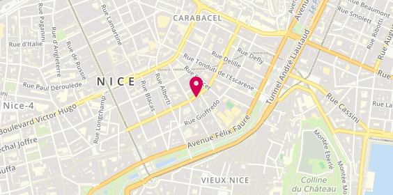 Plan de GILORMINI Jean Bernard, 23 Rue Hôtel des Postes, 06000 Nice
