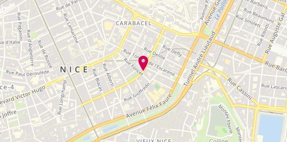 Plan de DUMAS CUVEREAUX Annette, 15 Rue de l'Hôtel des Postes, 06000 Nice
