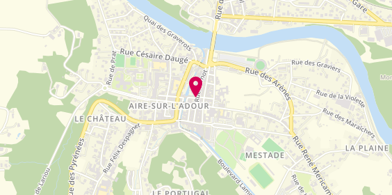 Plan de JUSTE Nicolas, 23 Rue Carnot, 40800 Aire-sur-l'Adour