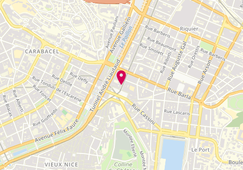 Plan de SANTICCHI Céline, 56 Avenue de la Republique, 06300 Nice