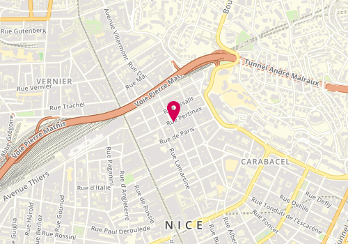 Plan de TEBOUL Laurent, 11 Bis Rue Pertinax, 06000 Nice