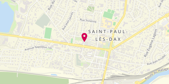 Plan de MENEGUZ Carole, 38 Rue Camille Claudel, 40990 Saint-Paul-lès-Dax
