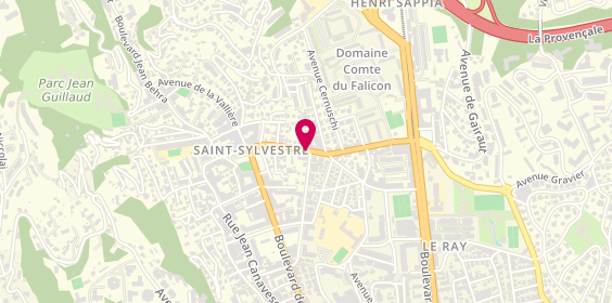 Plan de CABOT Jean Luc, 5 Avenue Saint Sylvestre, 06100 Nice