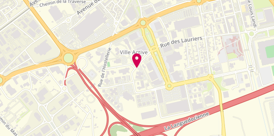 Plan de DAVID Laurent, 221 Rue Nicolas Ledoux, 30900 Nîmes