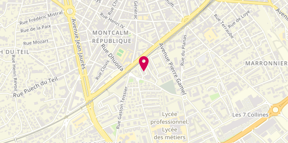 Plan de ALDEBERT Louise, 25 Rue Andre Simon, 30900 Nîmes