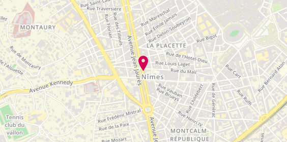 Plan de MORNAS Daniel, 45 A Avenue Jean Jaurès, 30900 Nîmes